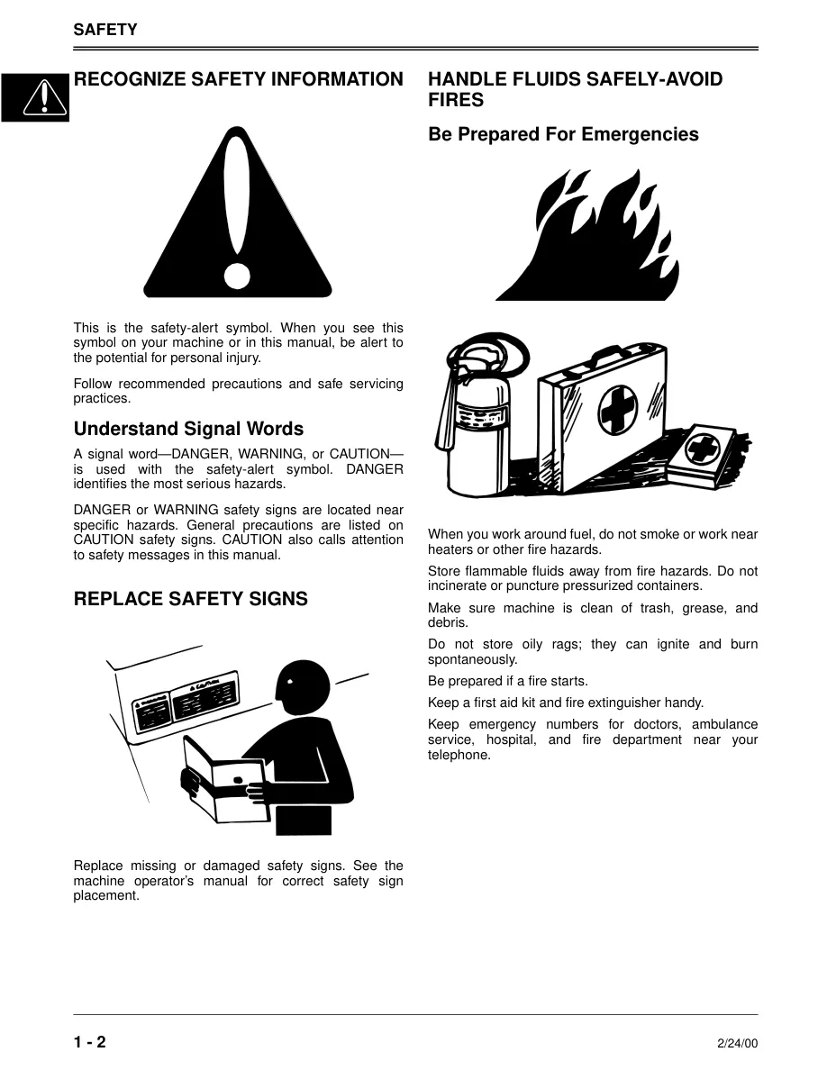 John Deere Scotts Lawn Mower S2048 S2348 S2554 Service & Repair Manual preview page 3