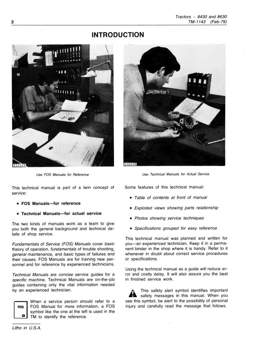 John Deere Tractors Service & Repair Manual Set preview page 4