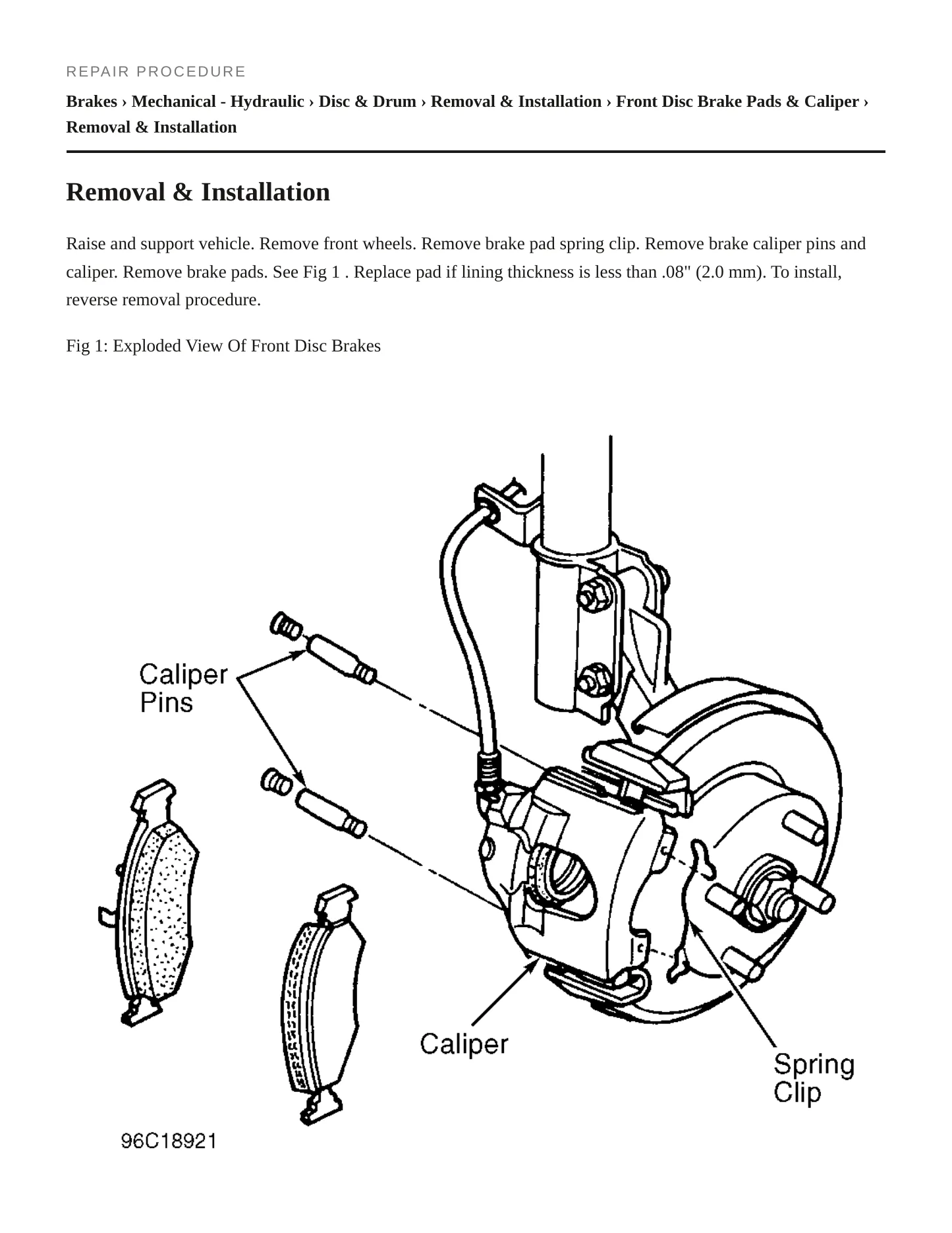1996 Kia Sephia Service and Repair Manual preview page 5