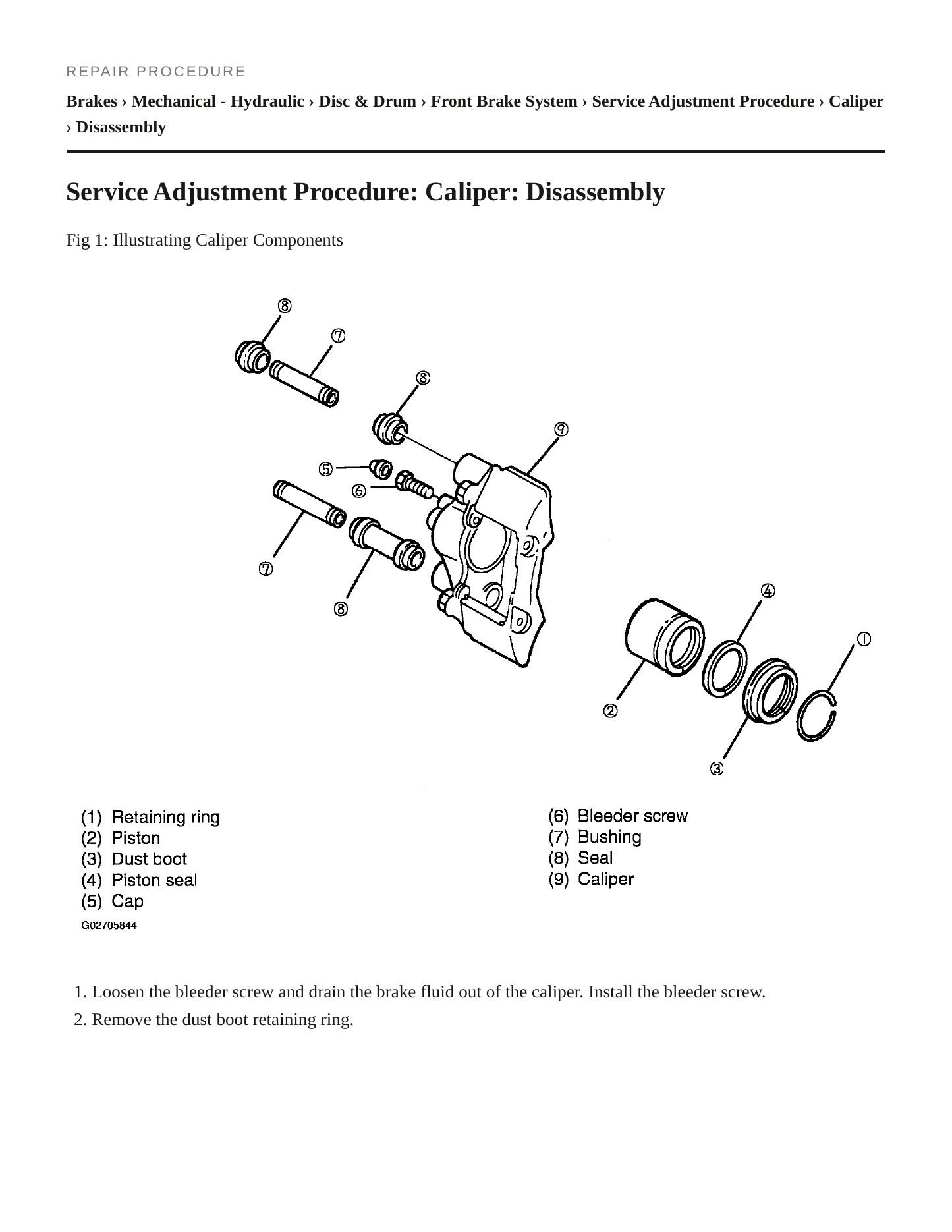 2001 Kia Rio Service and Repair Manual preview page 4