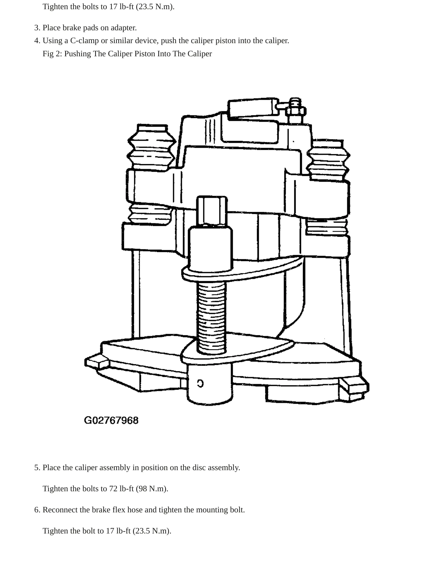 2001 Kia Sportage Service and Repair Manual preview page 5