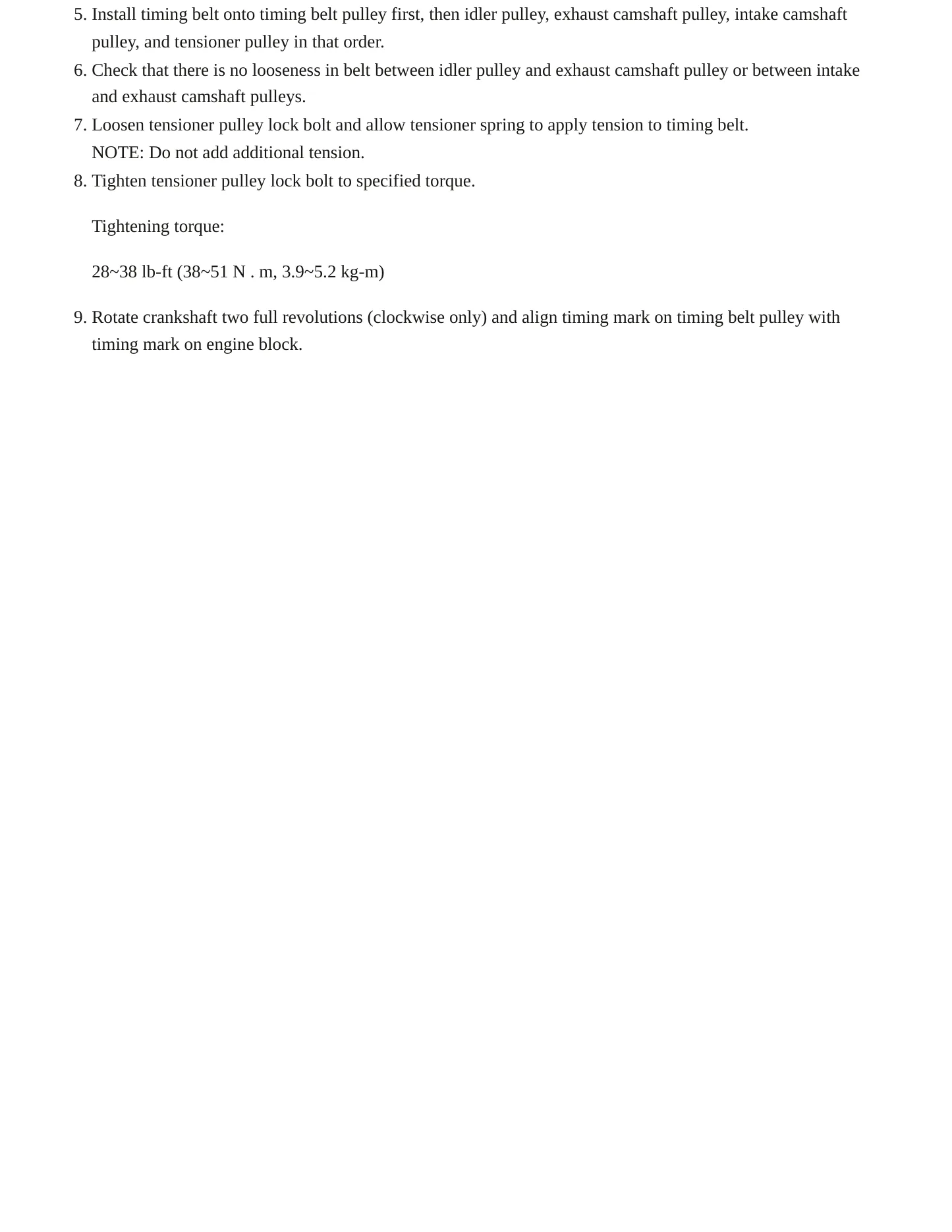 2002 Kia Rio Service and Repair Manual preview page 5