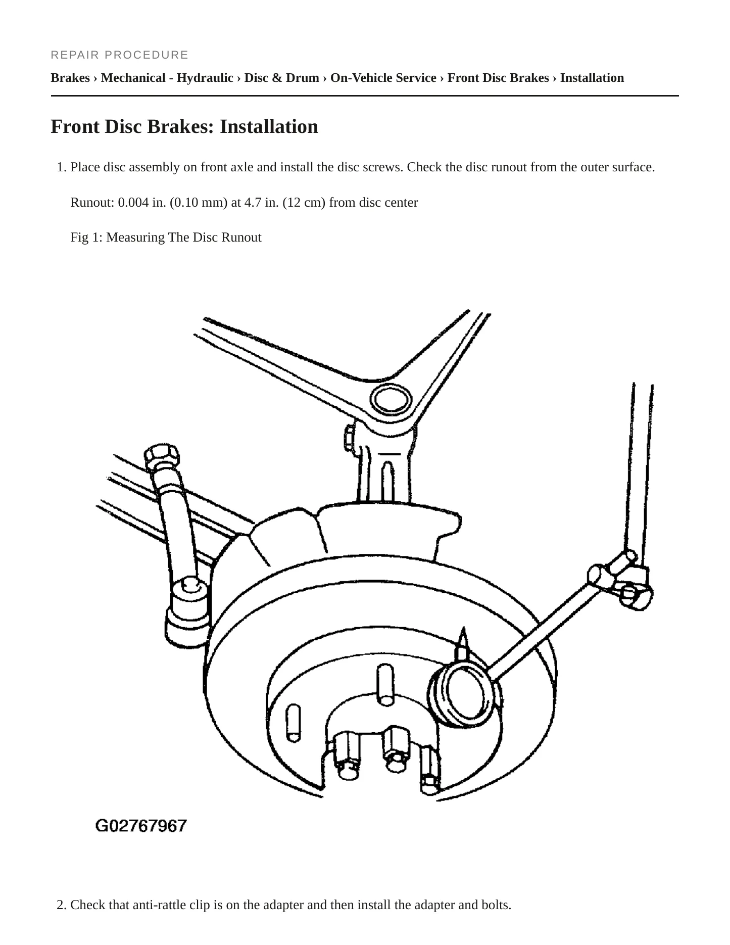 2002 Kia Sportage Service and Repair Manual preview page 4