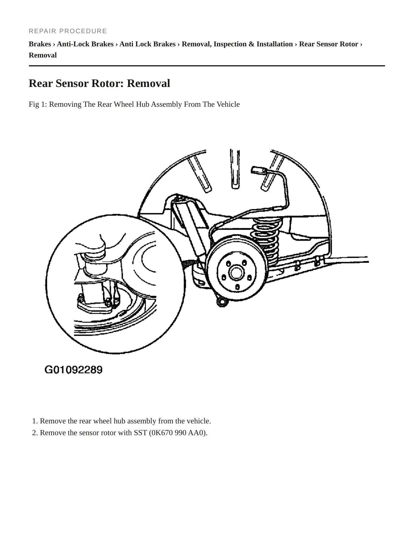 2003 Kia Sedona Service and Repair Manual preview page 3