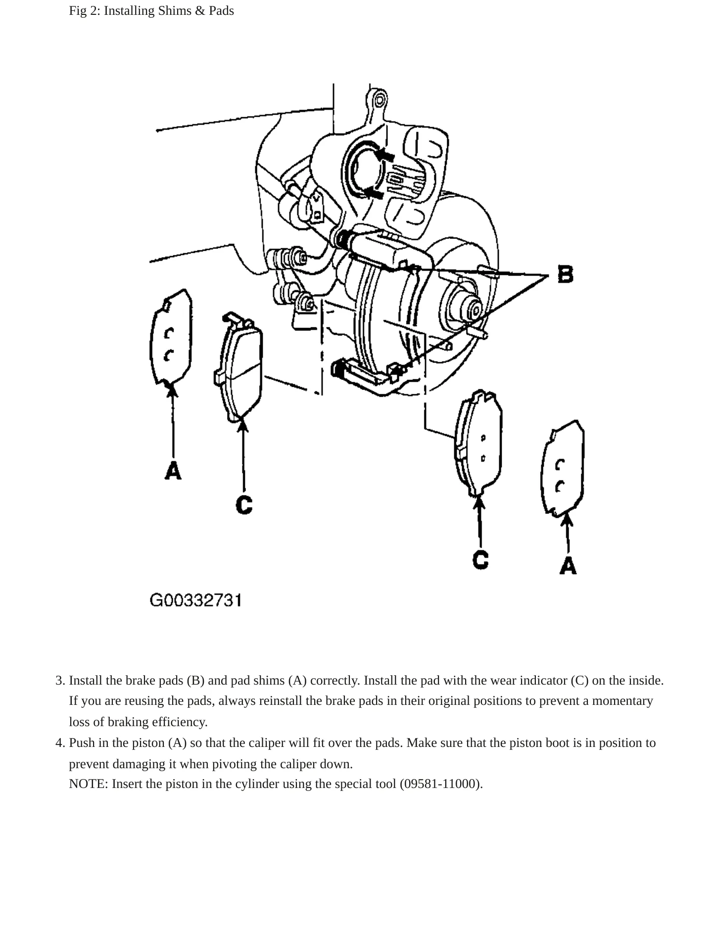 2005 Kia Spectra Service and Repair Manual preview page 4