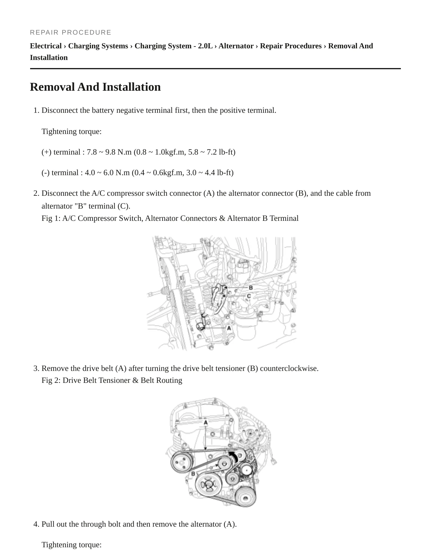 2012 Kia Optima Service and Repair Manual preview page 5