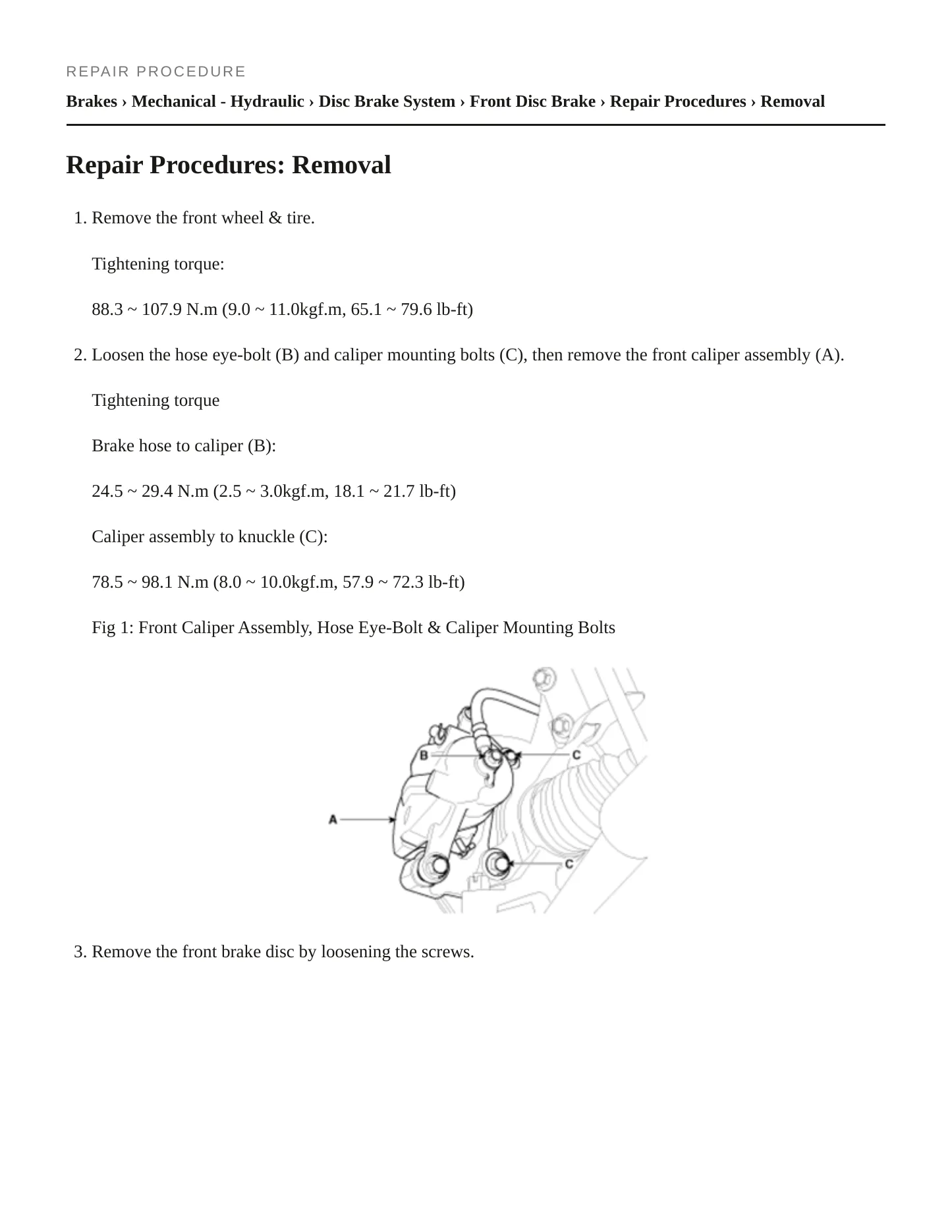 2013 Kia Forte Service and Repair Manual preview page 5