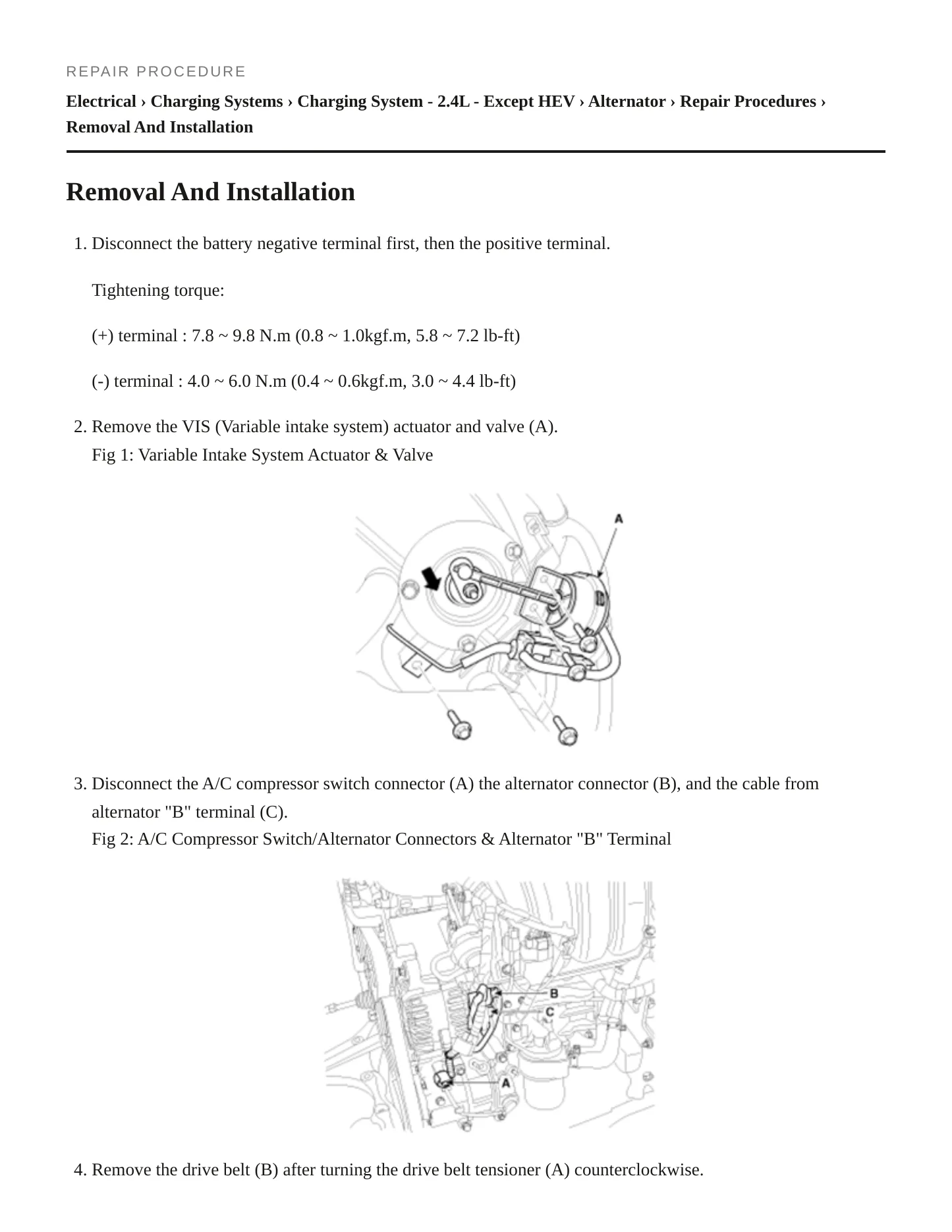 2013 Kia Optima Service and Repair Manual preview page 5