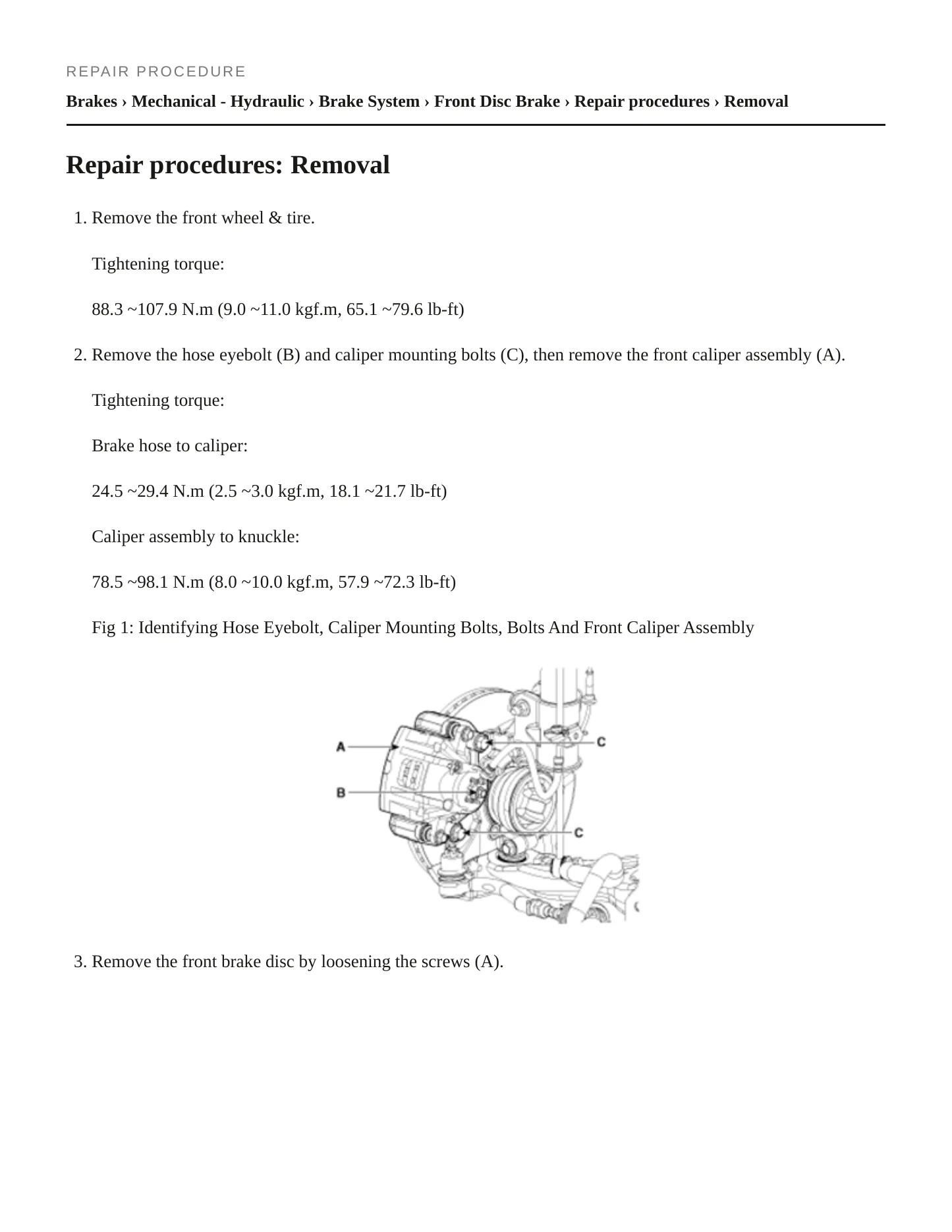 2013 Kia Sorento Service and Repair Manual preview page 5
