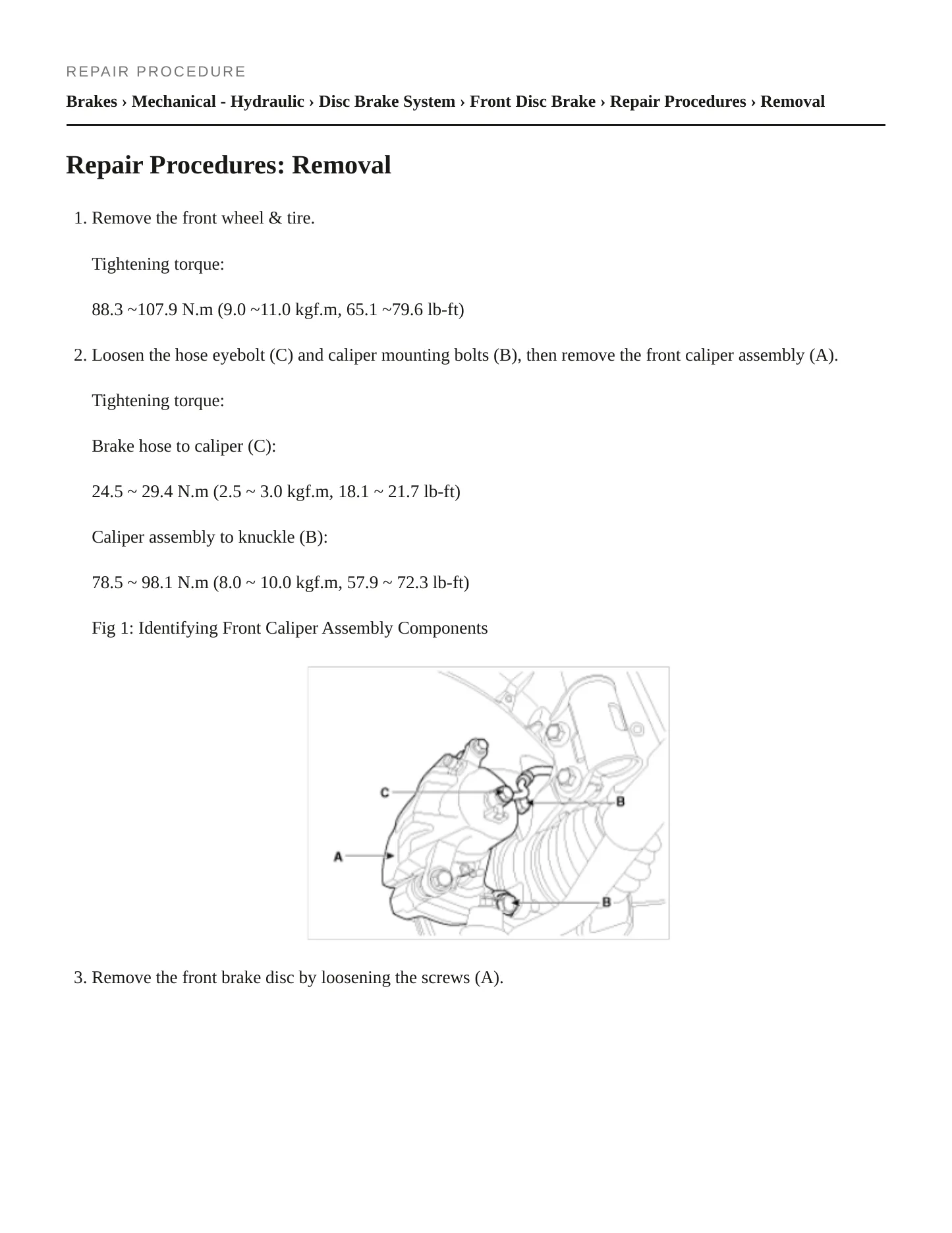 2014 Kia Sorento Service and Repair Manual preview page 6