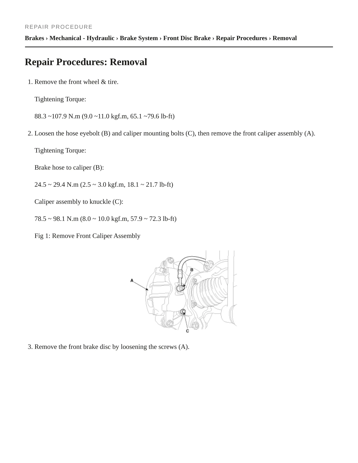2016 Kia Sorento Service and Repair Manual preview page 6