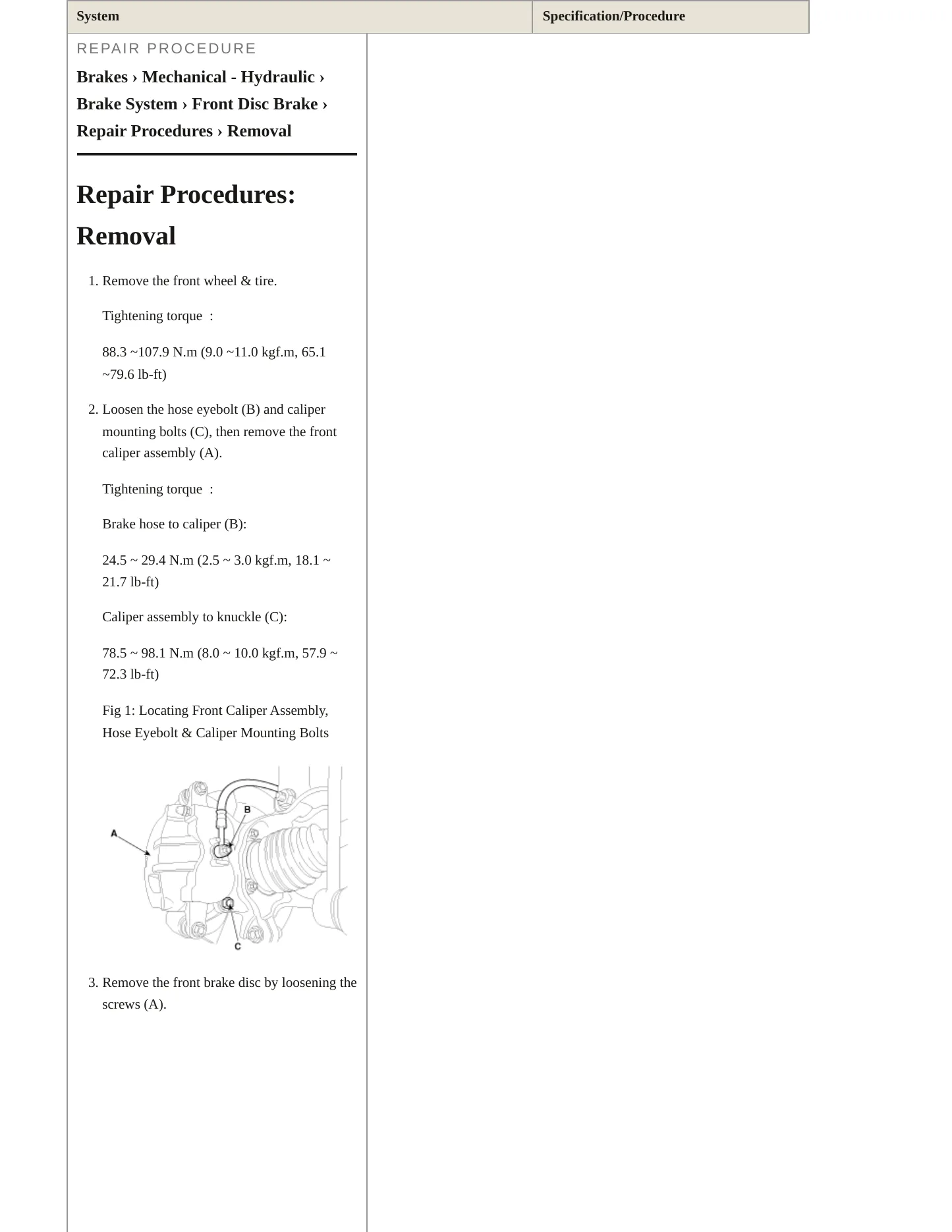 2017 Kia Sorento Service and Repair Manual preview page 6