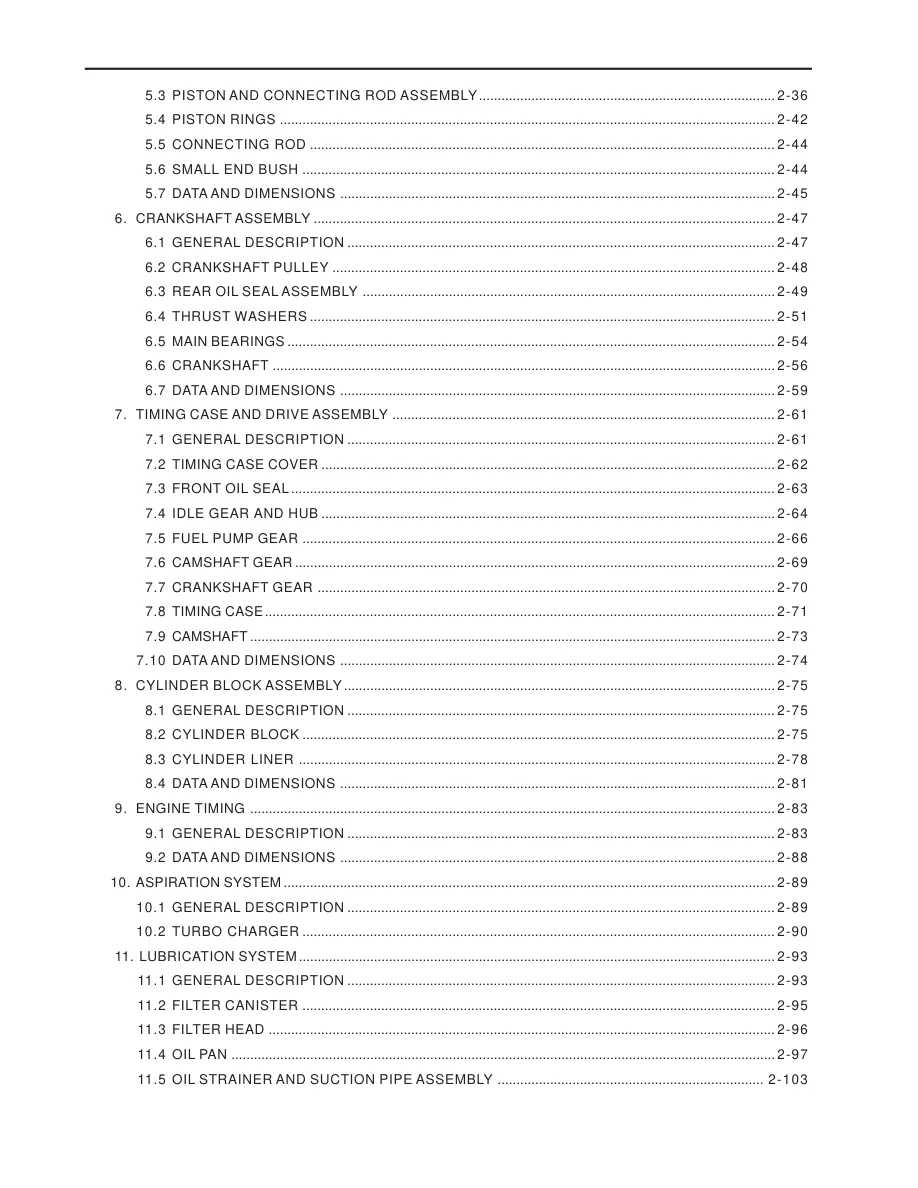 Kioti Daedong DK65 Tractor Service & Repair Manual preview page 3