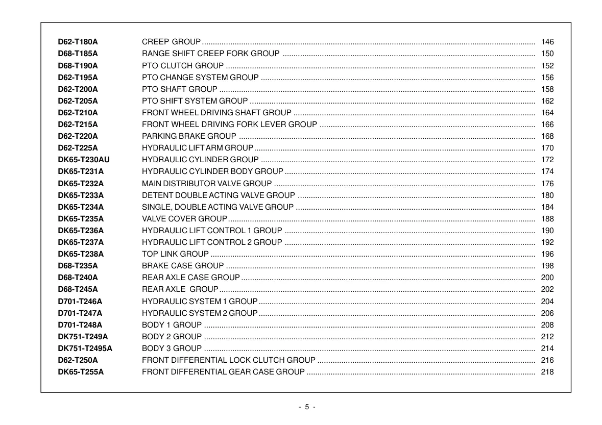 Kioti Daedong DK751 DK751C DK901 DK901C Tractor Parts Manual preview page 4