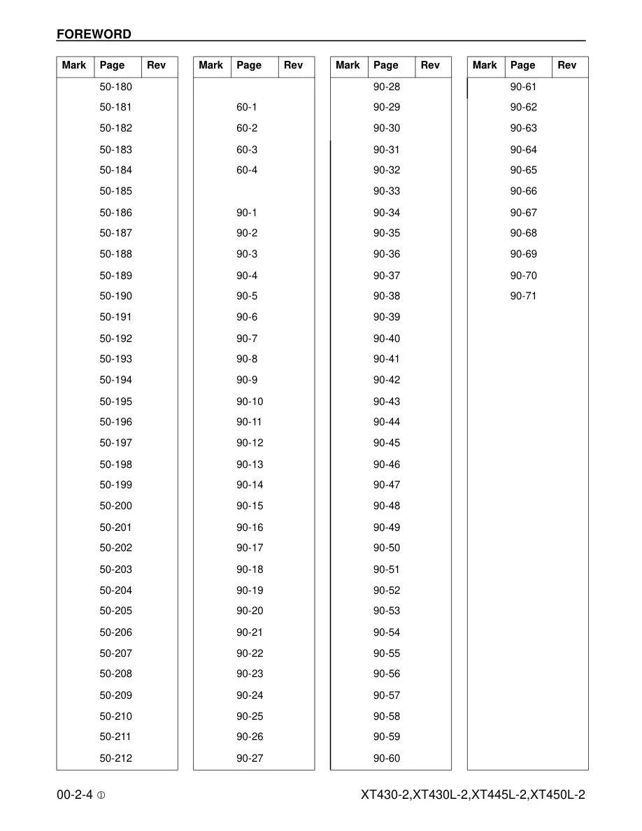 Komatsu XT430-2 XT430L-2 XT445L-2 XT450L-2 Crawler Feller Buncher Service & Repair Manual preview page 6