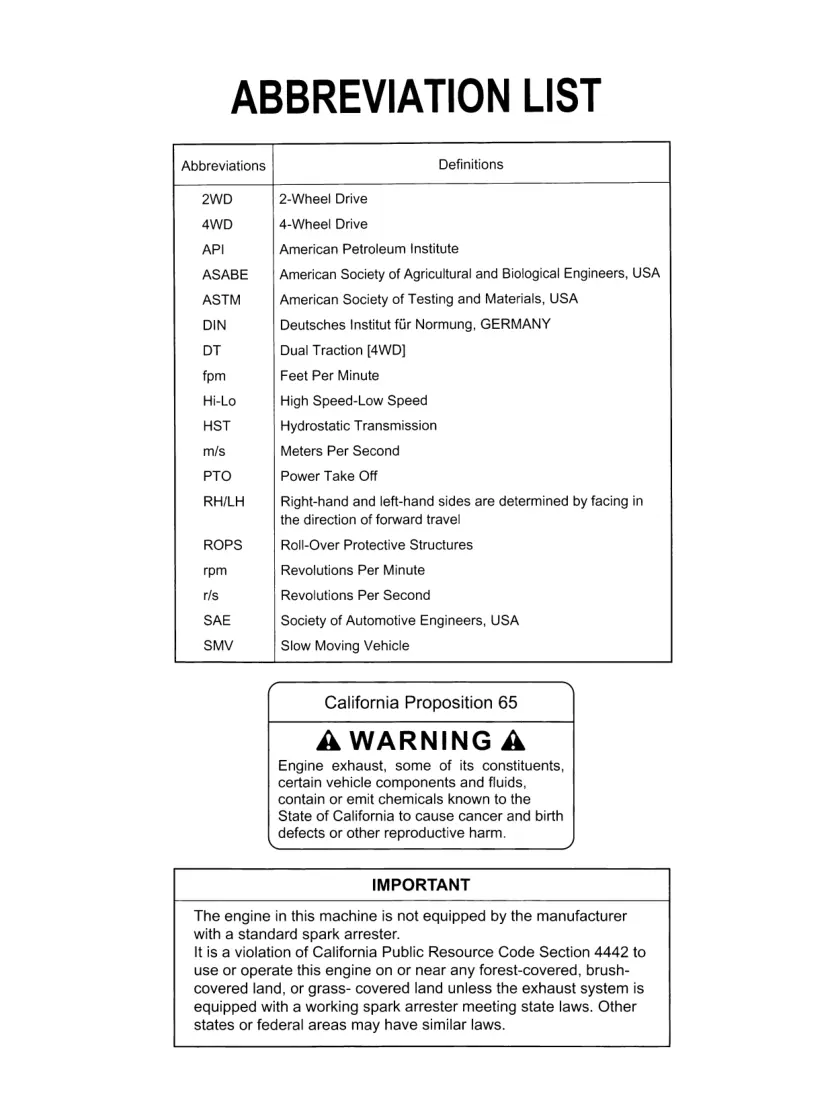 Kubota 2014 B2301 B2601 Tractor Operator's Manual preview page 2