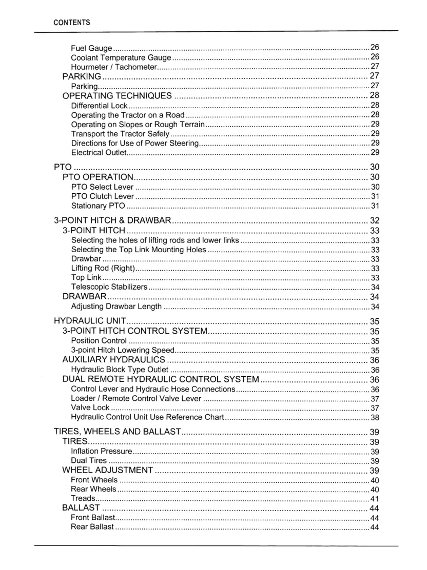 Kubota 2014 B2301 B2601 Tractor Operator's Manual preview page 6
