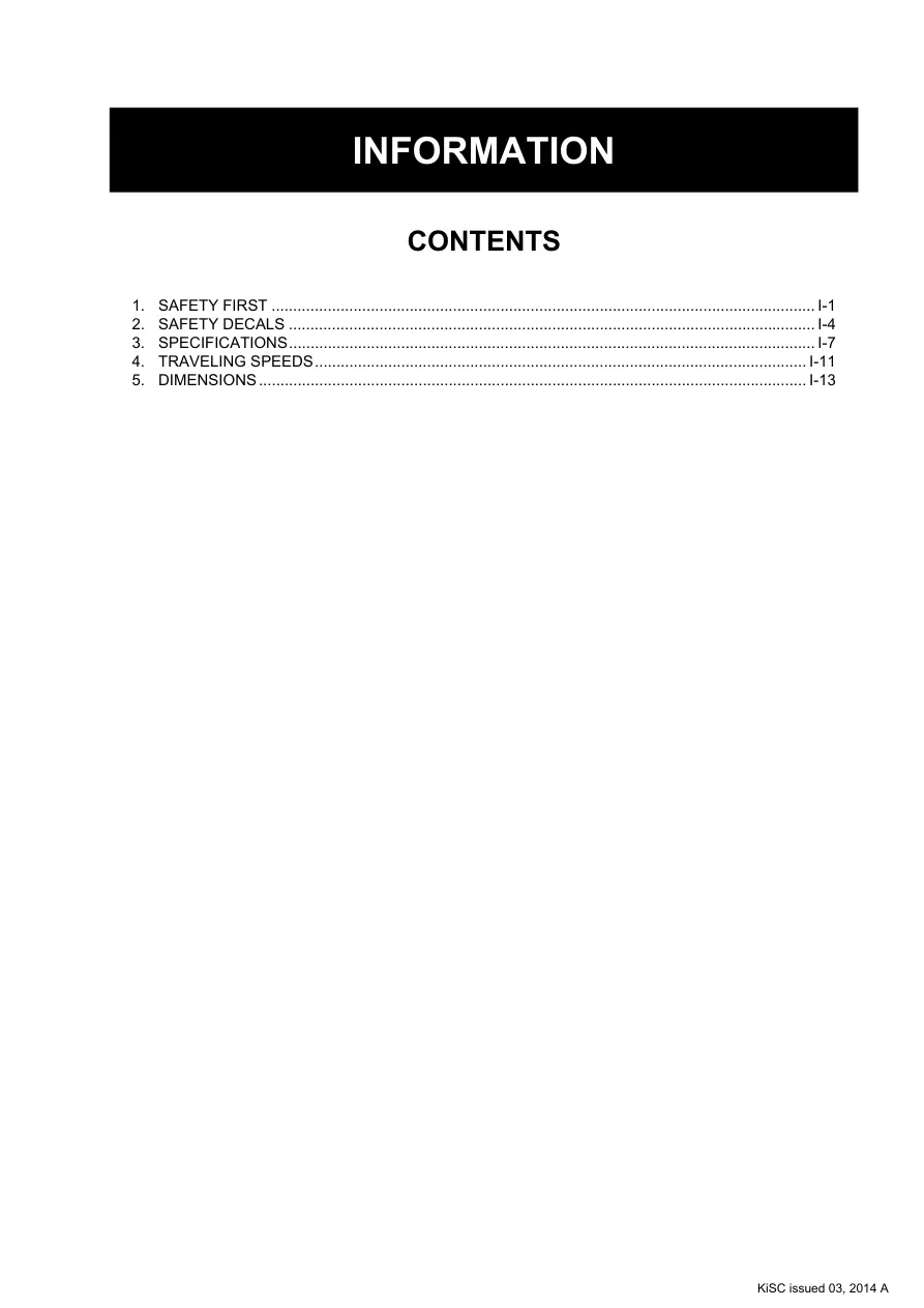 Kubota B2650 Tractor Service & Repair Manual preview page 4