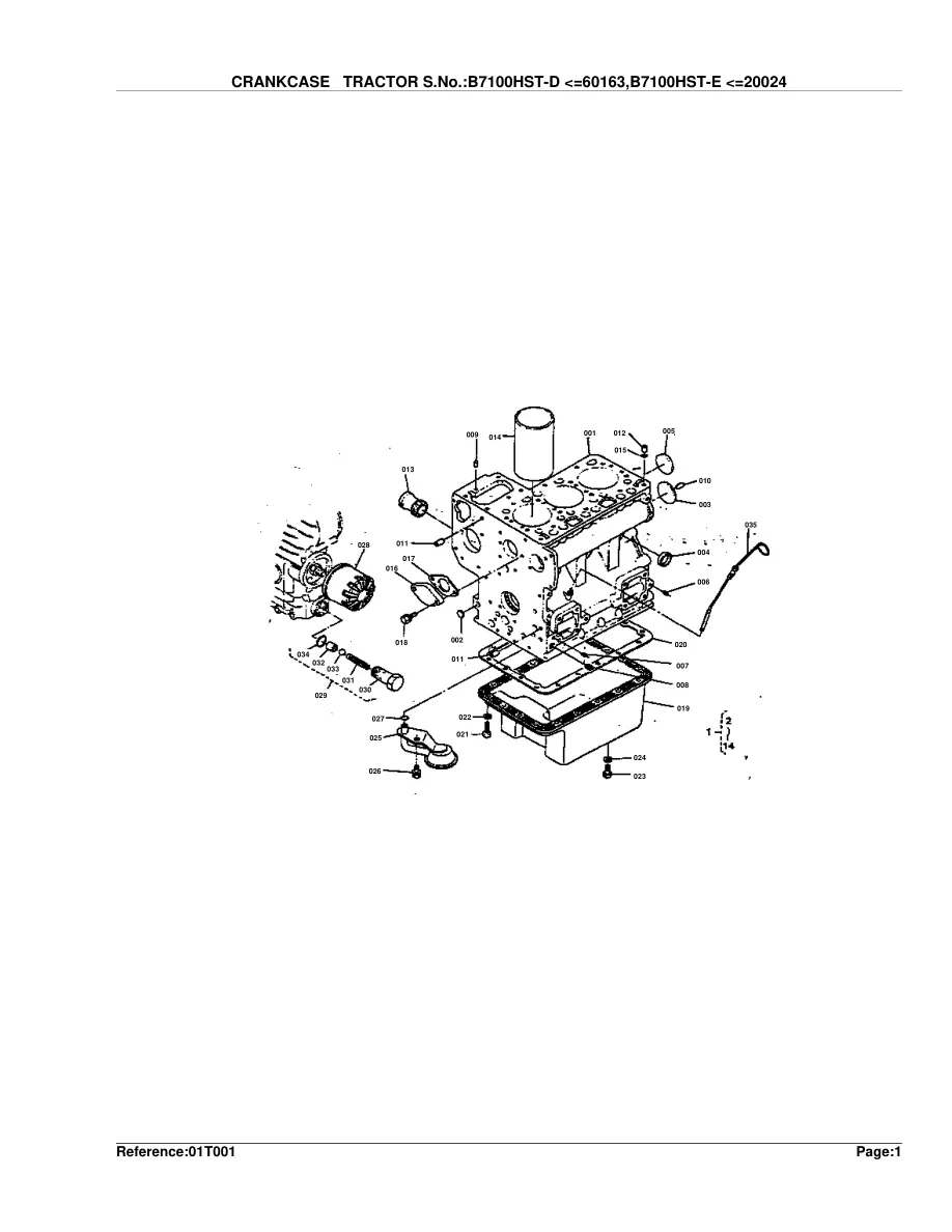 Kubota B7100HST-D OLD Type Tractor Parts Manual preview page 6