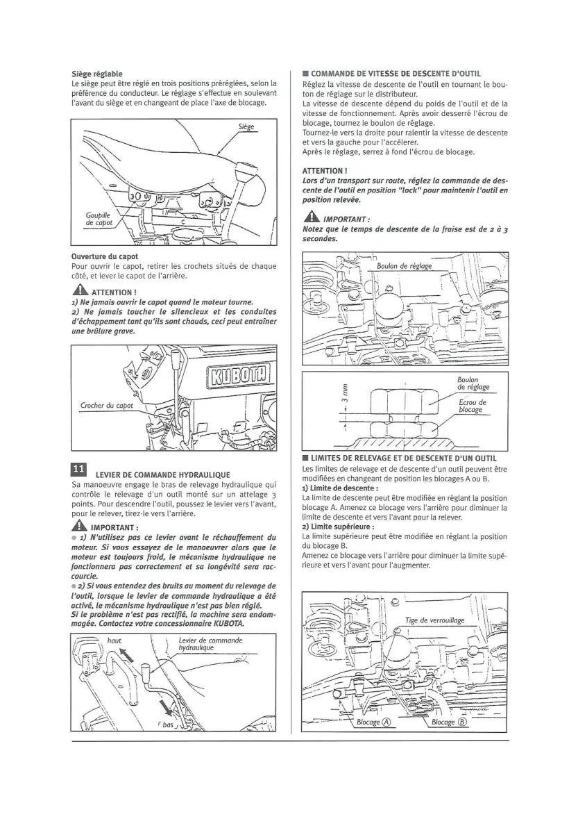 Kubota Best 7001B French Attachment Parts Manual preview page 5