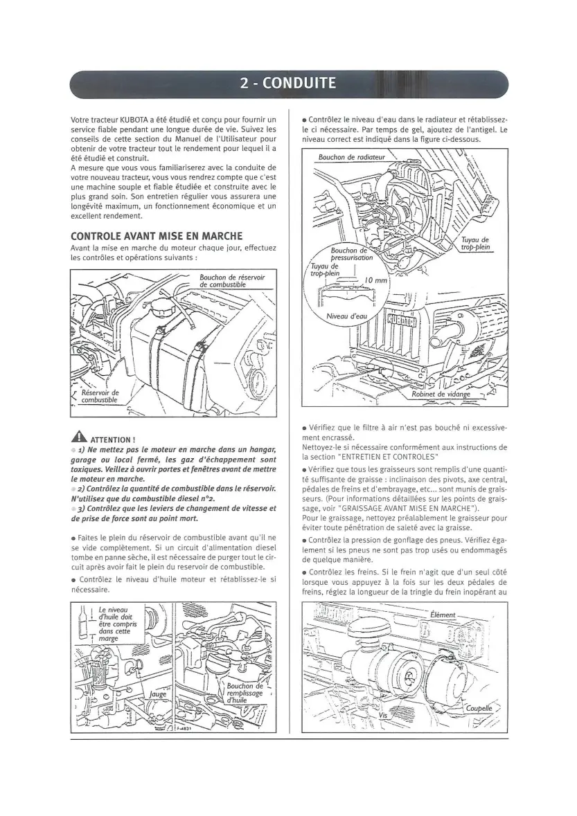 Kubota Best 7001B French Attachment Parts Manual preview page 6