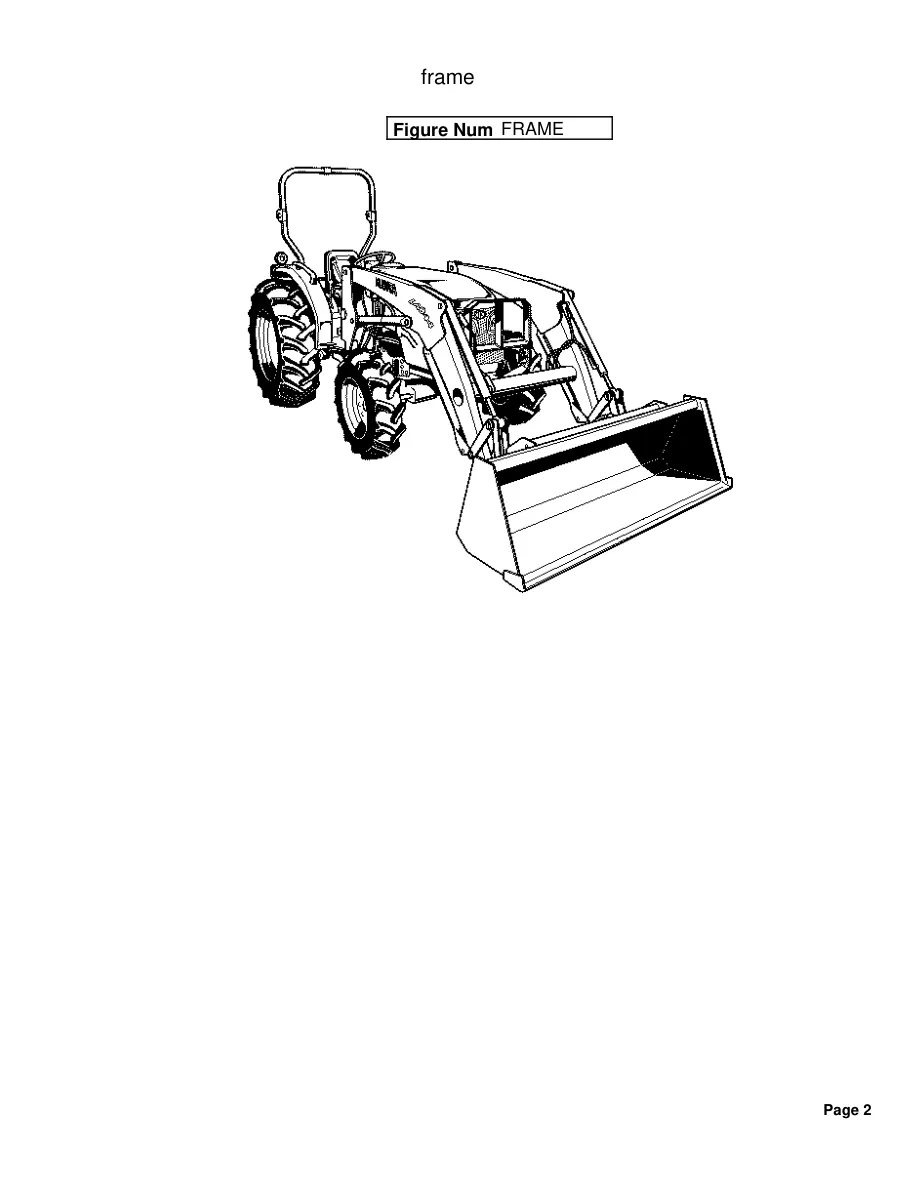 Kubota Best LA844 1 fits MX5100 4700 Attachment Parts Manual preview page 3