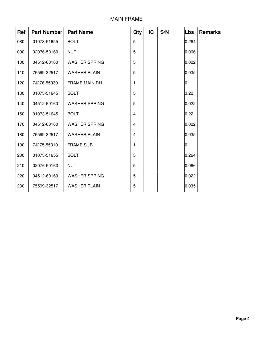 Kubota Best LA844 1 fits MX5100 4700 Attachment Parts Manual preview page 5
