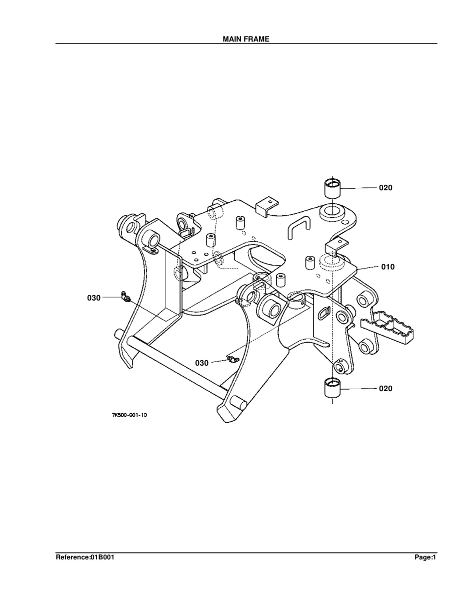 Kubota BH90 Backhoe Parts Manual preview page 4