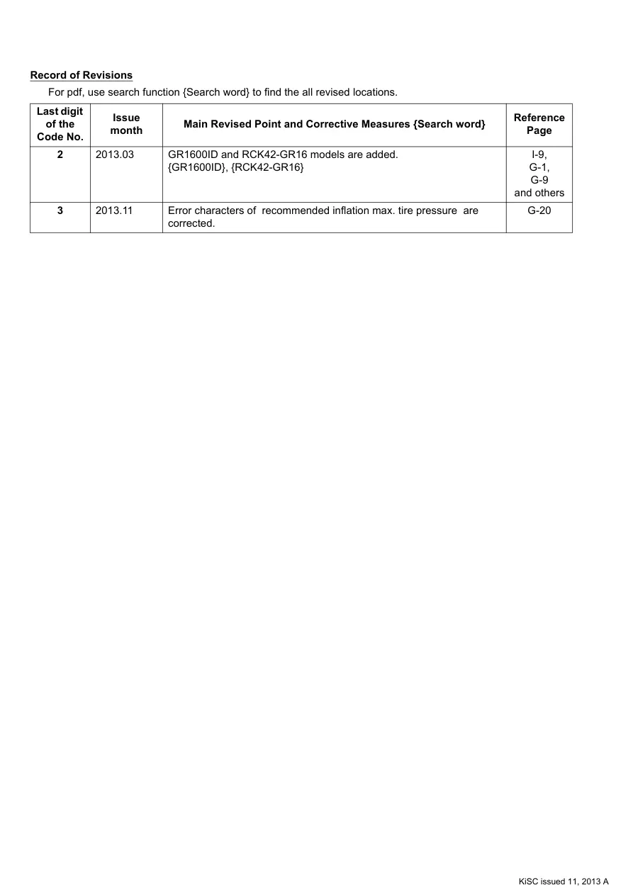 Kubota GR1600ID Riding Mower Service & Repair Manual preview page 3