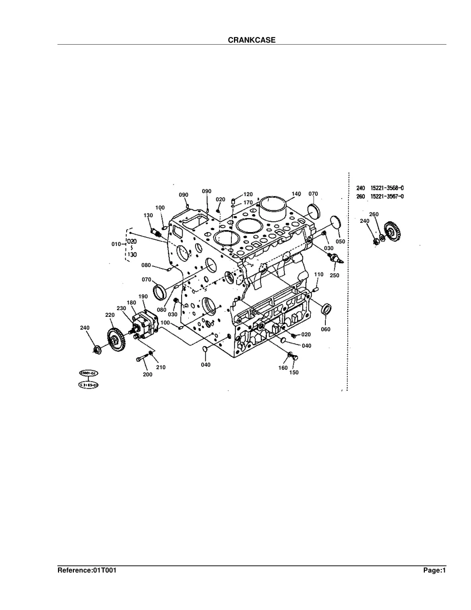Kubota L2550 DT Tractor Parts Manual preview page 5