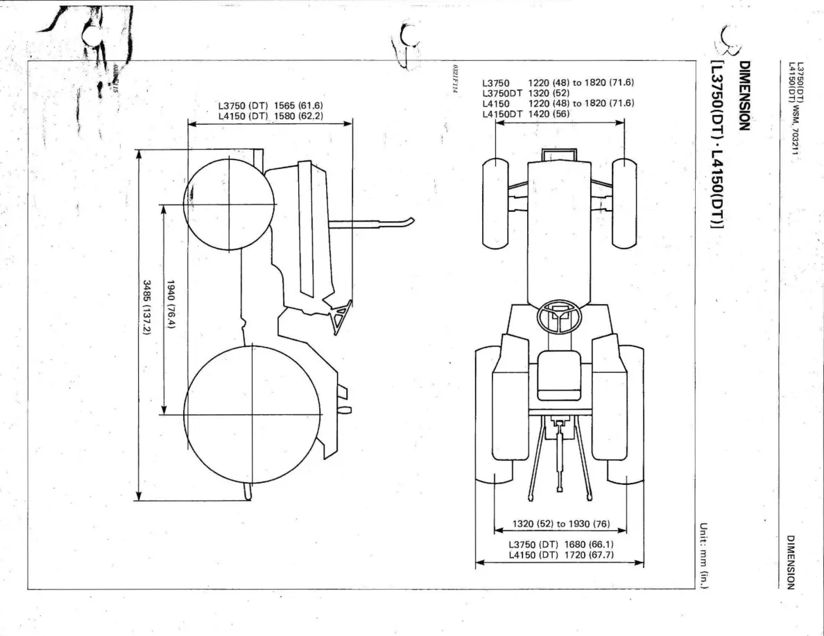 Kubota L3750 Tractor Parts Manual preview page 4