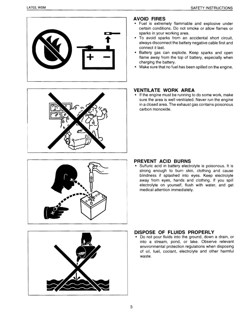 Kubota LA703 Front END Loader Service & Repair Manual preview page 3
