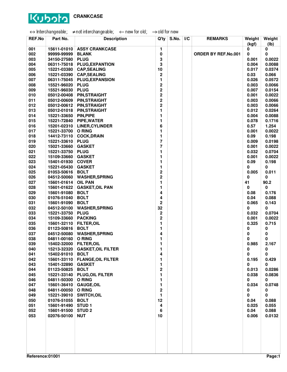 Kubota M4050 Tractor Parts Manual preview page 6