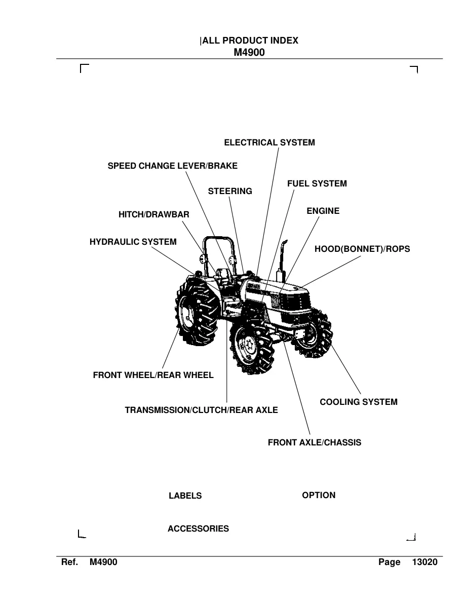Kubota M4900 M4900SU Tractor Service & Repair Manual preview page 2
