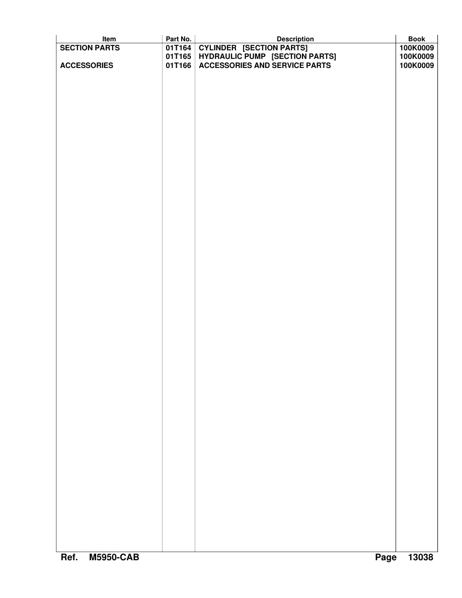 Kubota M5950 CAB Tractor Parts Manual preview page 6