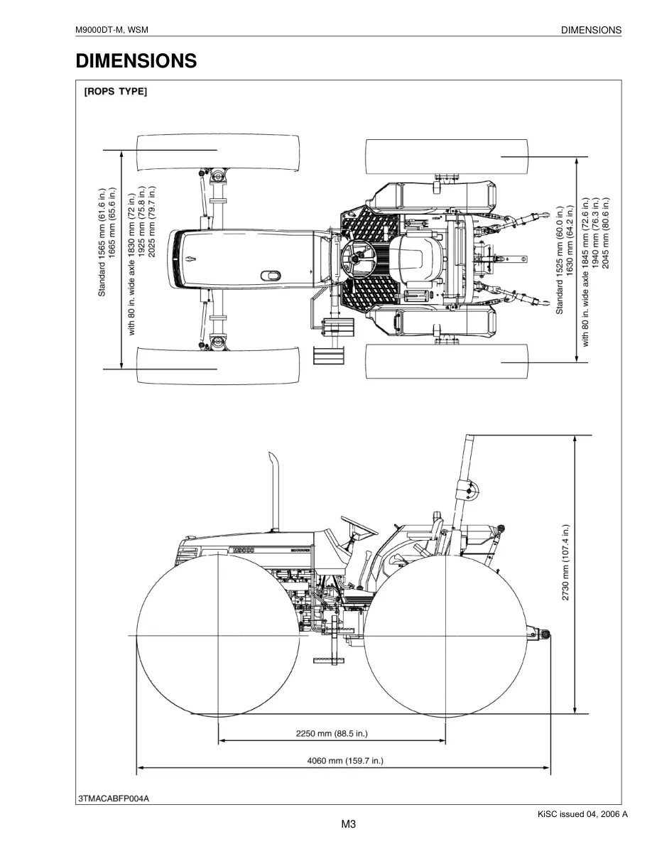 Kubota M6800 M8200 M9000 Tractor Service & Repair Manual Set preview page 6