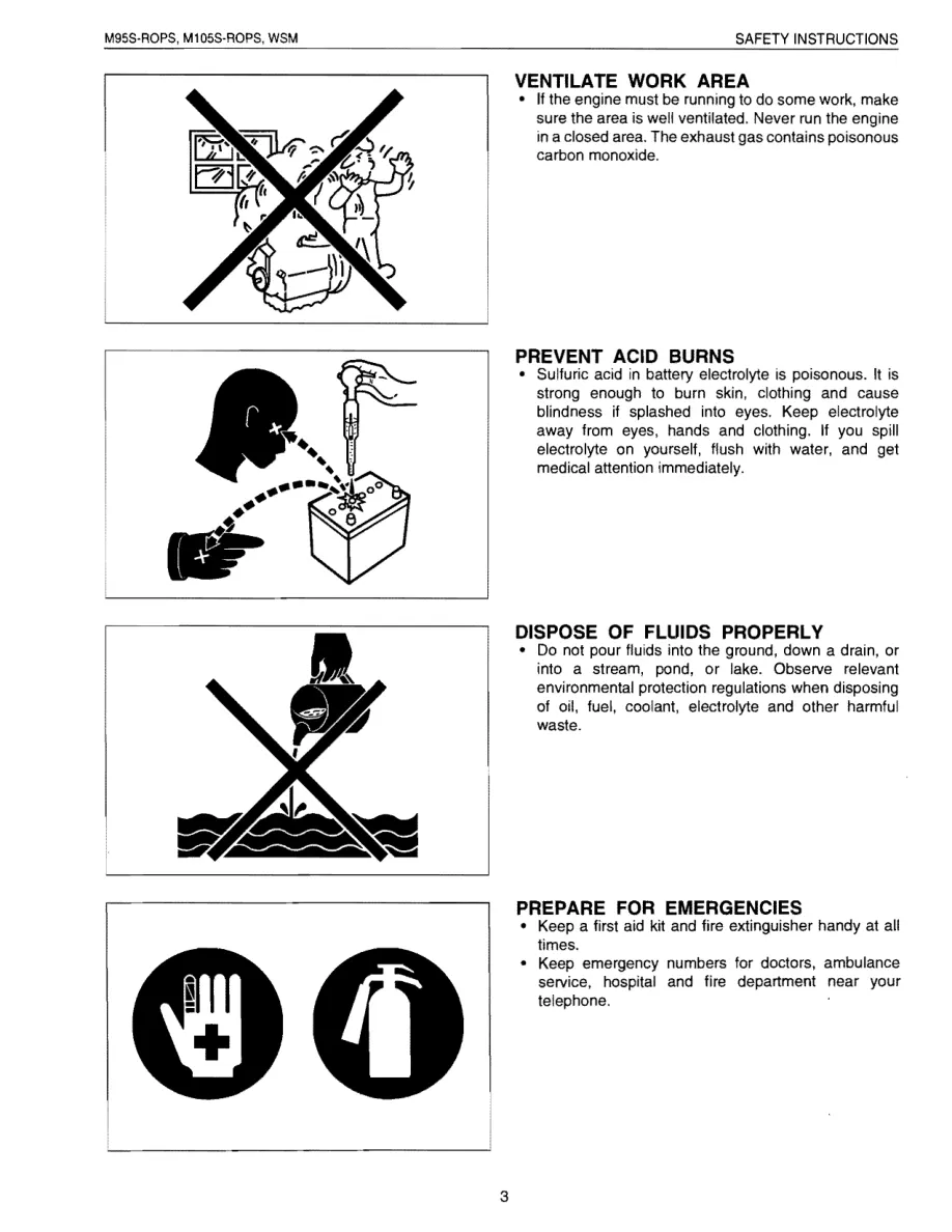 Kubota M95s Tractor Service & Repair Manual preview page 3