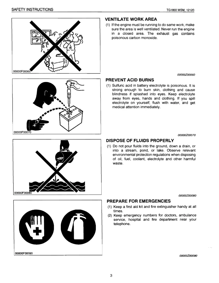 Kubota TG1860 TG1860G Tractor Service & Repair Manual preview page 2