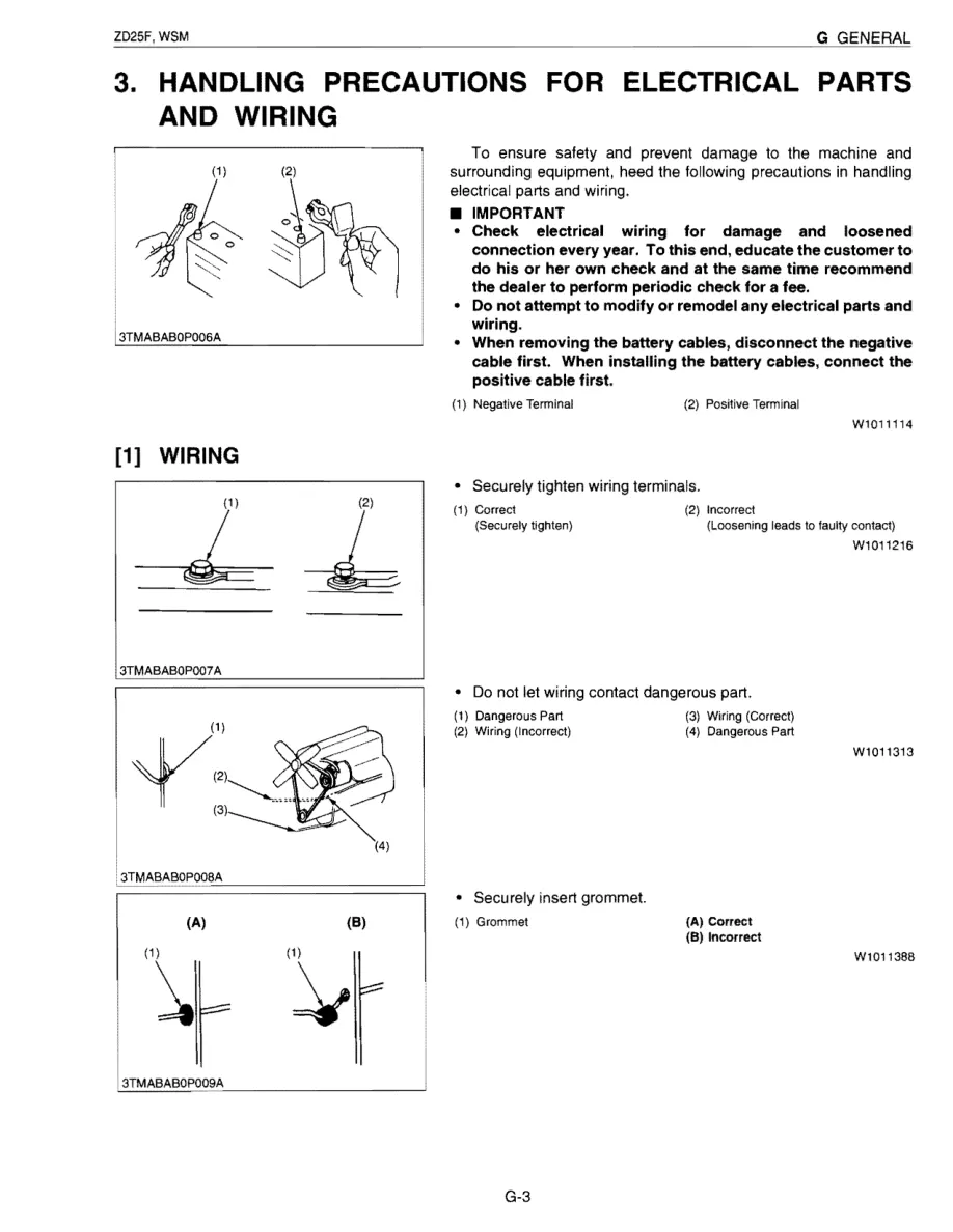 Kubota ZD25F Zero Turn Mower Service & Repair Manual preview page 5