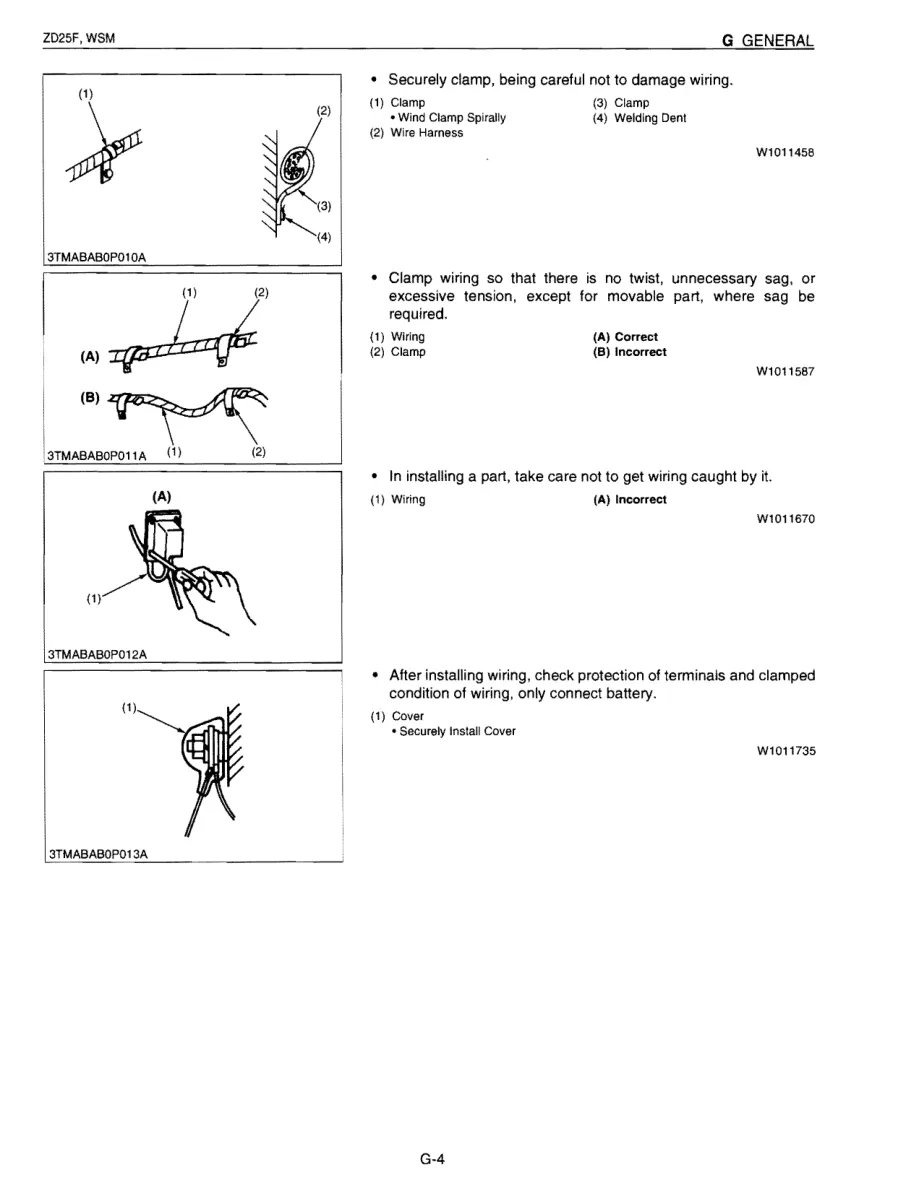 Kubota ZD25F Zero Turn Mower Service & Repair Manual preview page 6