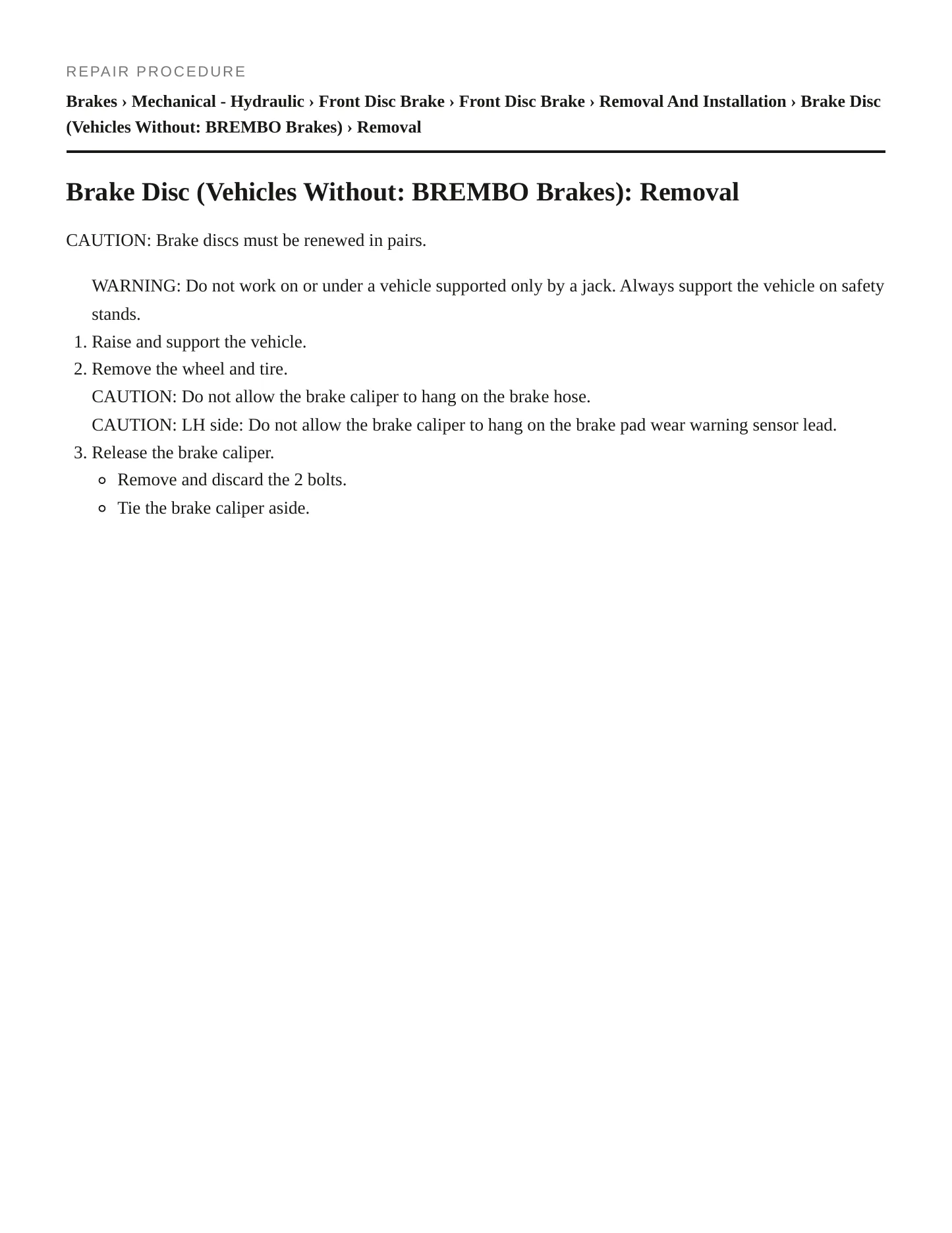 2006 Land Rover Range Rover Service and Repair Manual preview page 3
