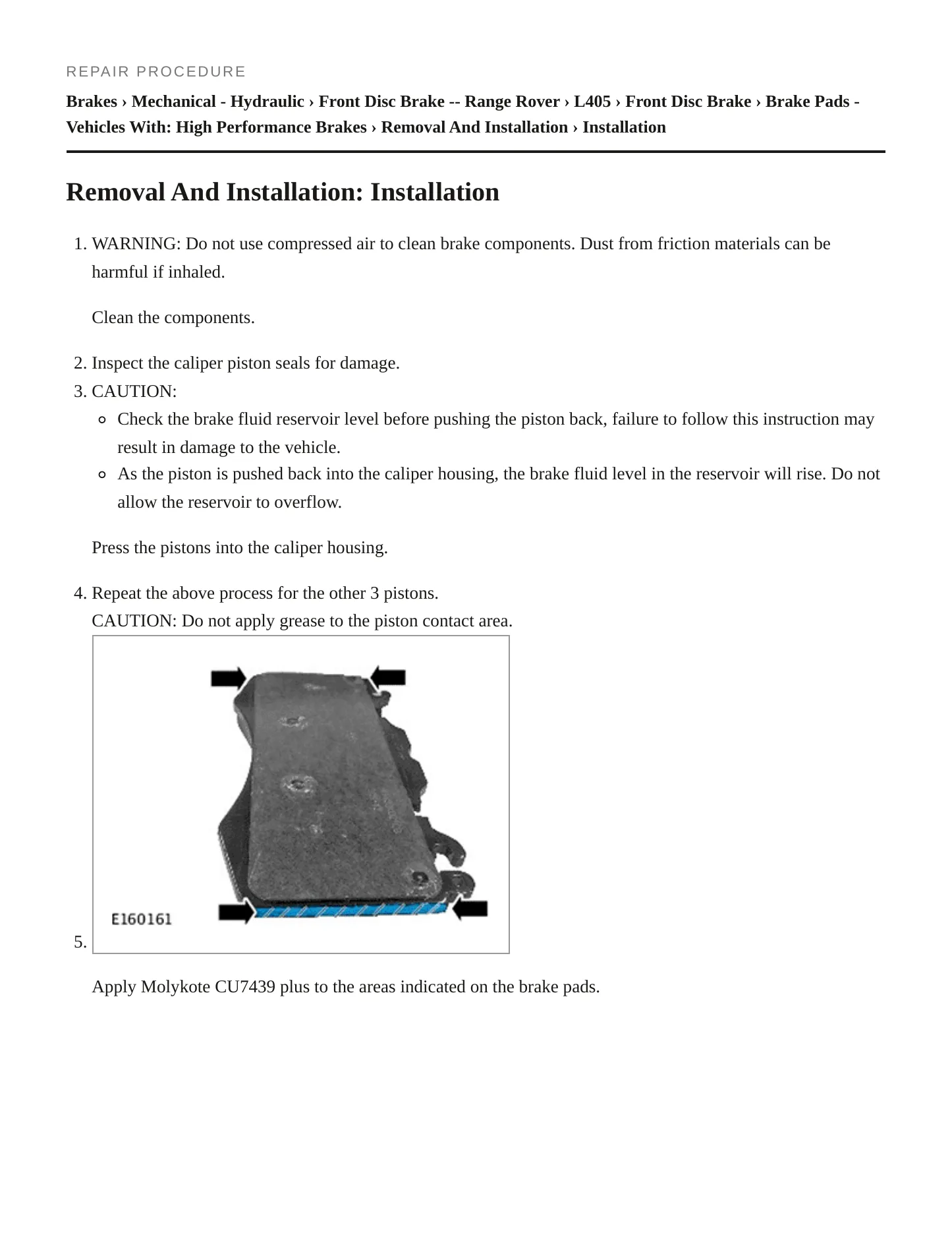 2013 Land Rover Range Rover Service and Repair Manual preview page 6