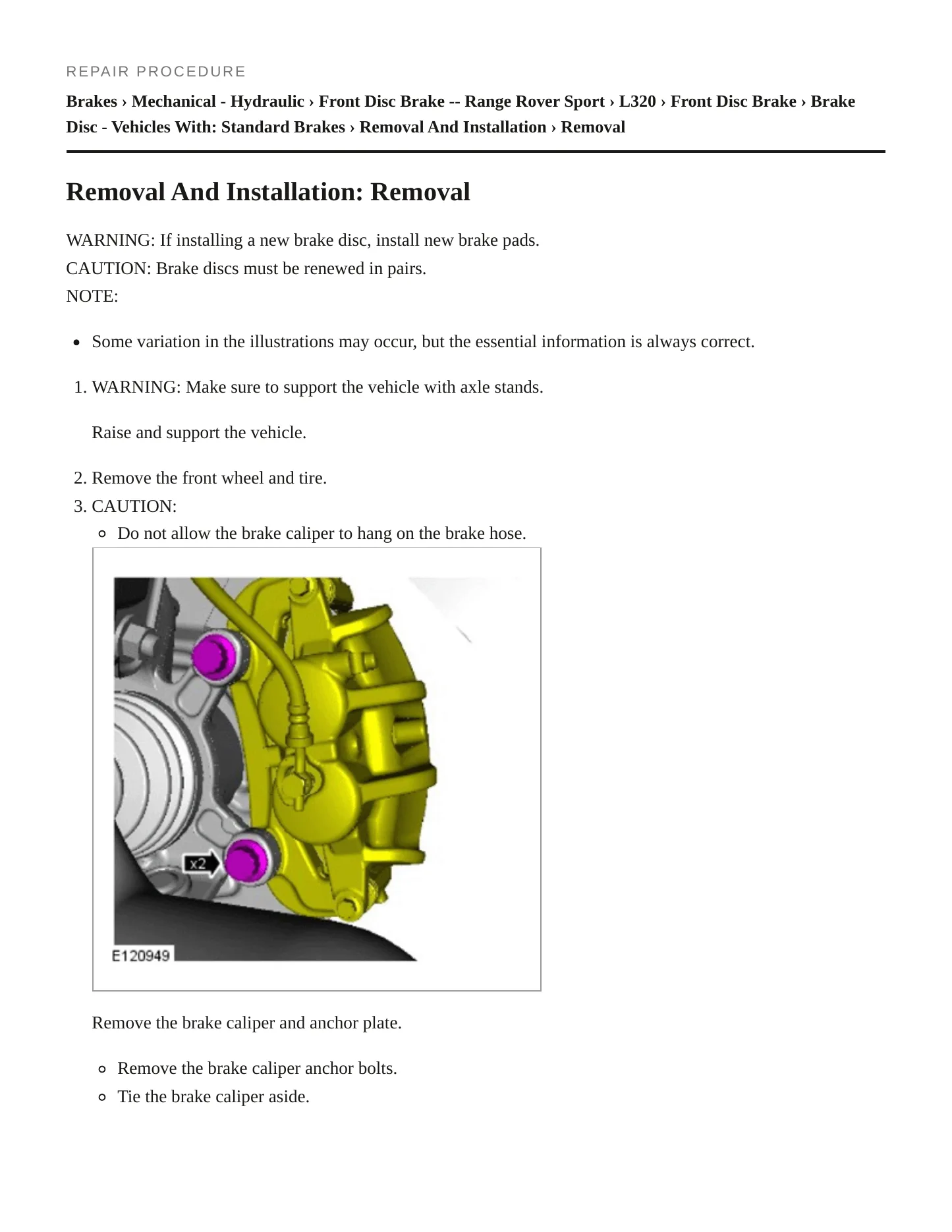 2013 Land Rover Range Rover Sport Service and Repair Manual preview page 5