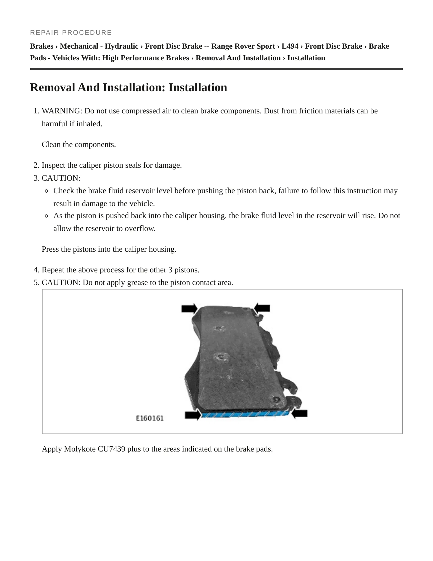 2016 Land Rover Range Rover Sport Service and Repair Manual preview page 6