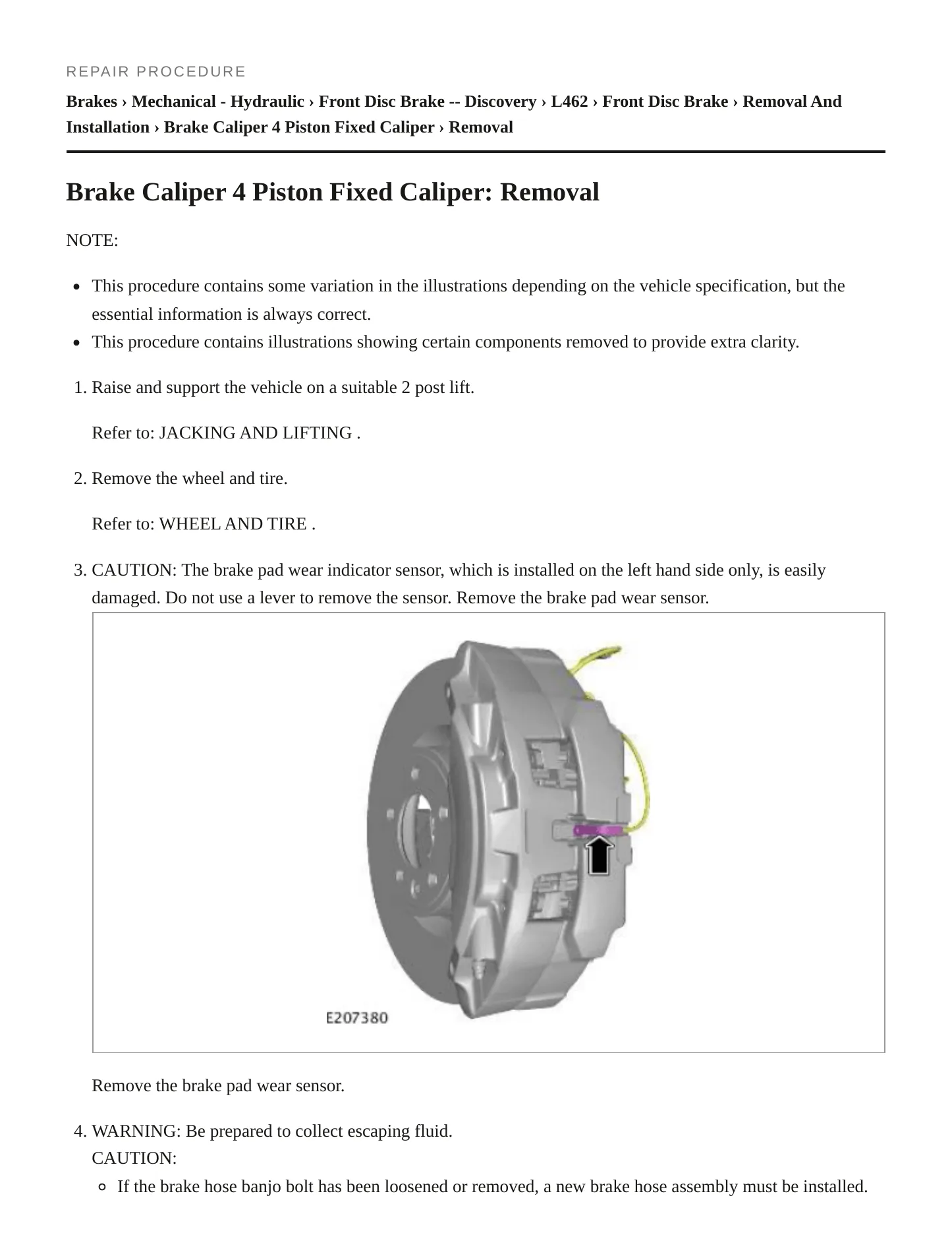 2018 Land Rover Discovery Service and Repair Manual preview page 6