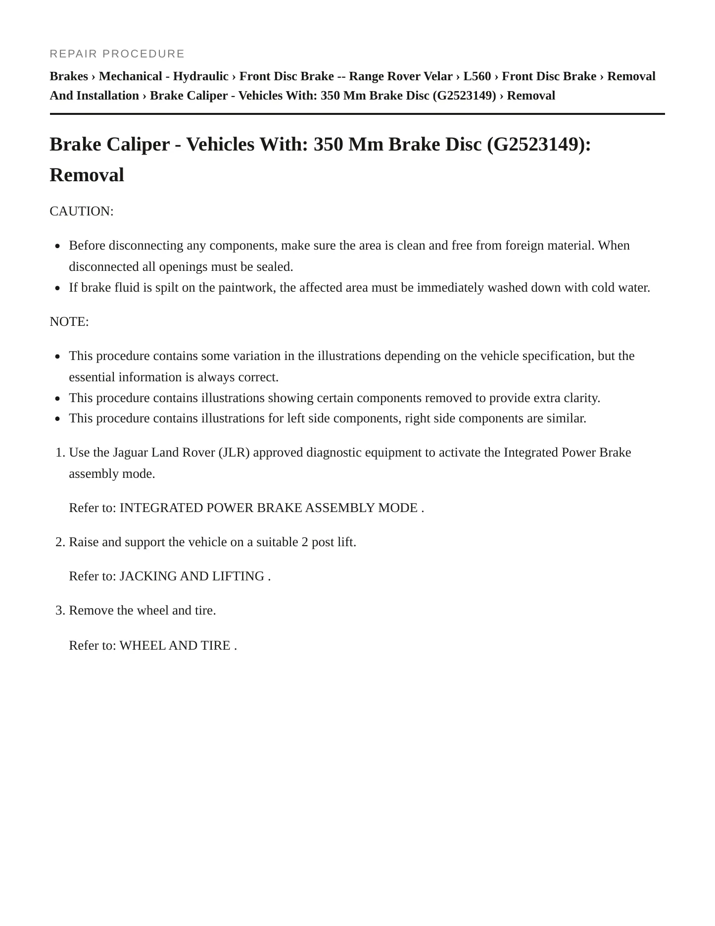 2020 Land Rover Range Rover Velar Service and Repair Manual preview page 5