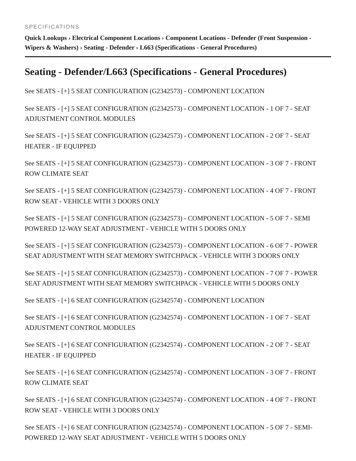 2022 Land Rover Defender 110 Service and Repair Manual preview page 2