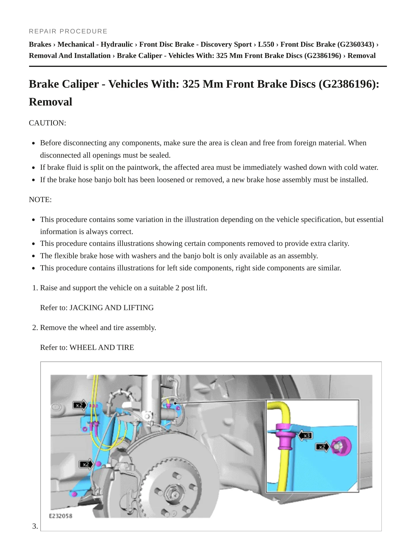 2023 Land Rover Discovery Sport Service and Repair Manual preview page 5