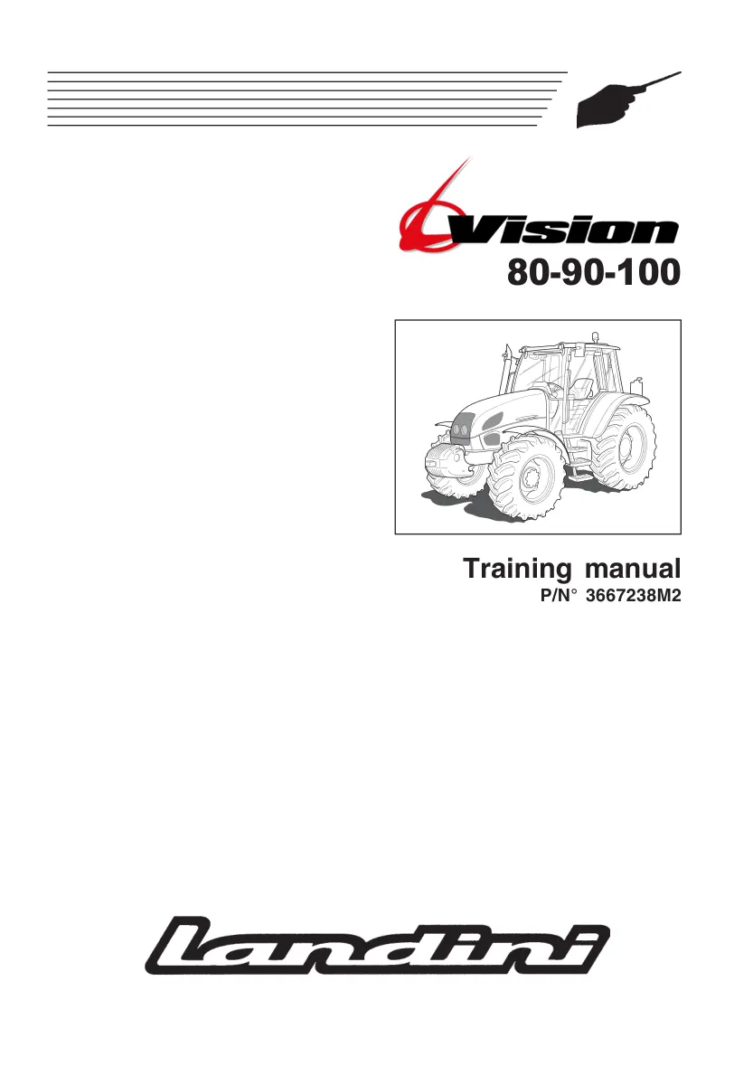 Landini Atlantis 70 75 80 85 90 100 Ghibli Tractor Training Service & Repair Manual preview page 1