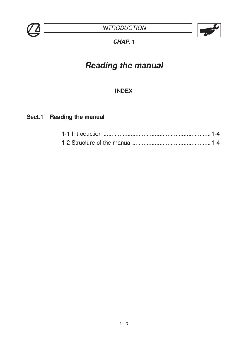 Landini Globus 65 Tractor Service & Repair Manual preview page 6